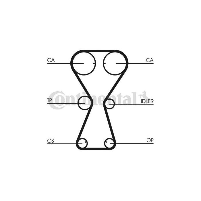 Ремінь ГРМ CONTITECH CT826