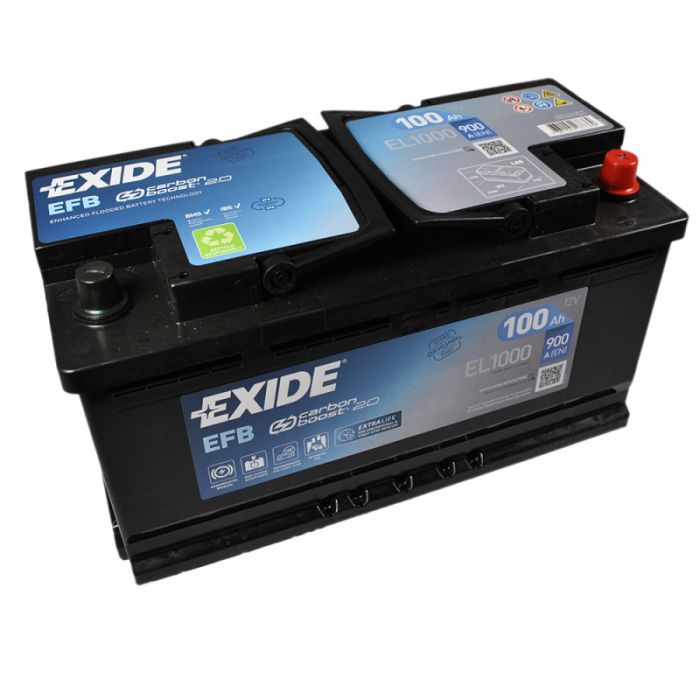 Аккумулятор автомобильный EXIDE START-STOP EFB 100A (EL1000) изображение 2