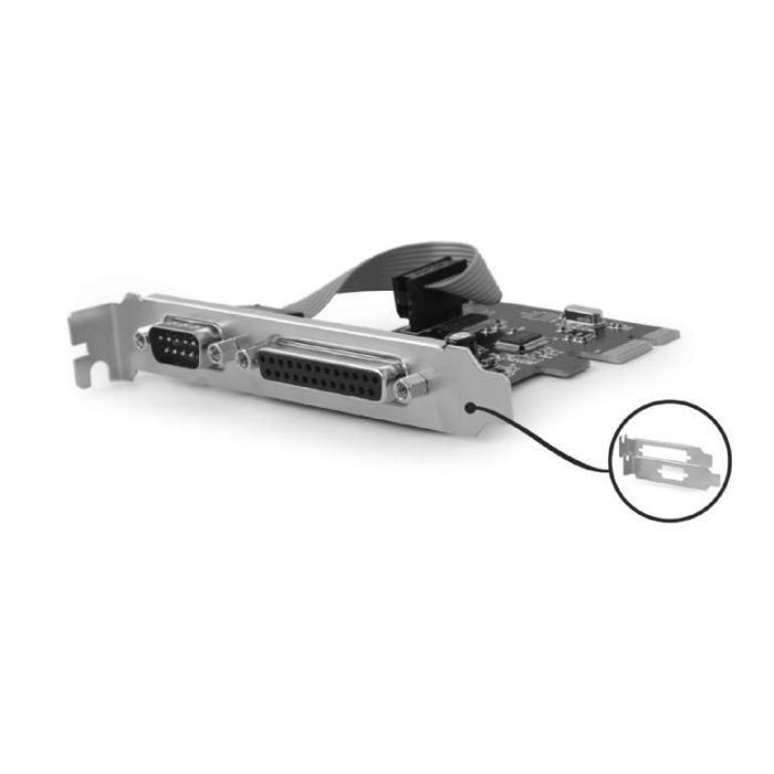 Контроллер Gembird PCIe for COM and LPT low profile (PEX-COMLPT-01) изображение 2