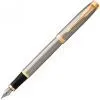 Ручка пір'яна Parker IM 17 Brushed Metal GT  FP F (22 211) зображення 2