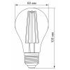 Лампочка Videx Filament A60FF 08W E27 1200K (VL-A60FF-08271) зображення 3