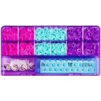 Набор для творчества Loom Bands для плетения браслетов DongShun Violetta 2400 резинок (2395080) изображение 2