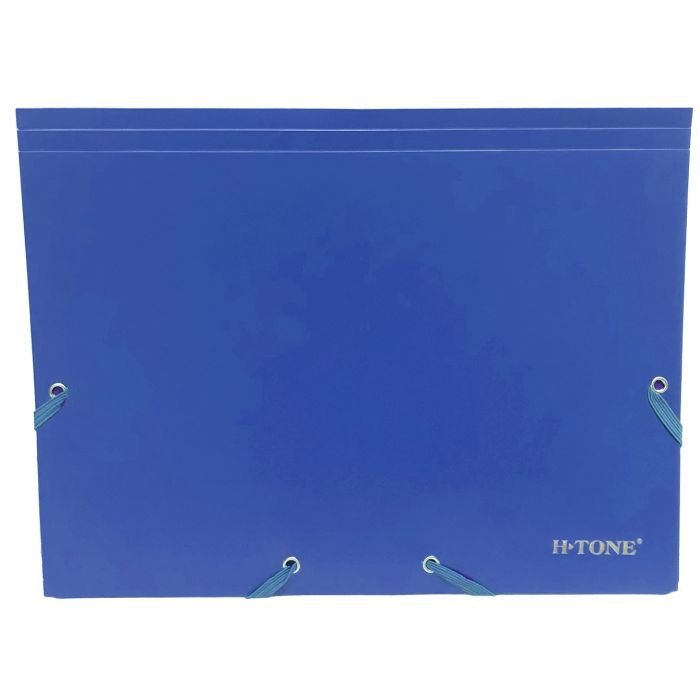 Папка на резинках H-Tone А4, синяя (FOLD-HT-JJ40941-BL)