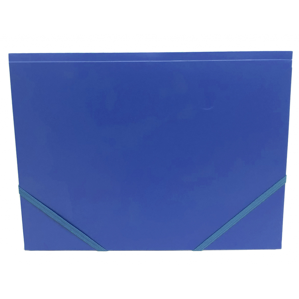 Папка на резинках H-Tone А4, синя (FOLD-HT-JJ40941-BL) зображення 2