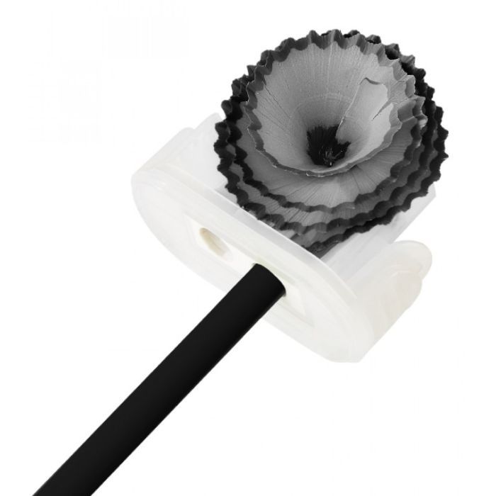 Олівець графітний Baoke НВ, з гумкою, триграний, чорний (PENCIL-BAO-PL1678) зображення 3