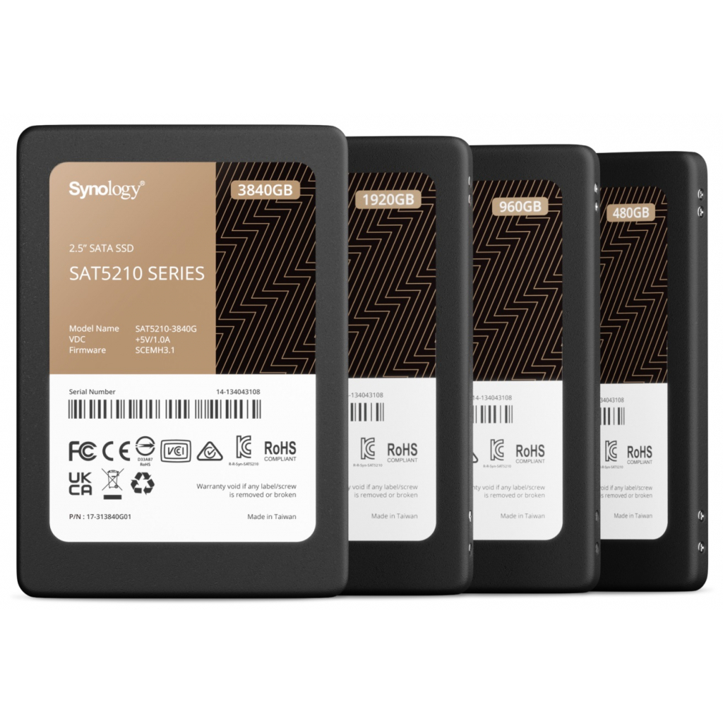 Накопичувач SSD для сервера 960GB SATA 2.5" Synology (SAT5210-960G) зображення 2