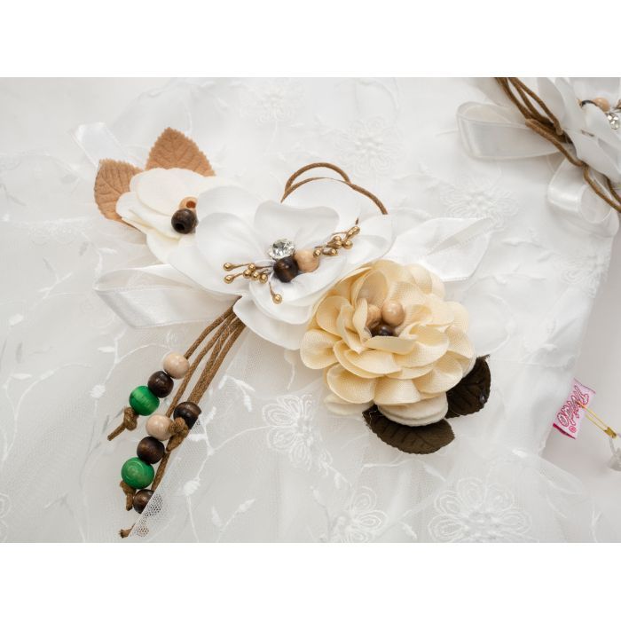 Платье детское Tivido праздничное с украшением (2135-98G-cream) изображение 3