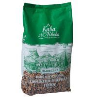Кава Кава зі Львова в зернах 1000г, пакет, "Львівська" (prpzl.20507)