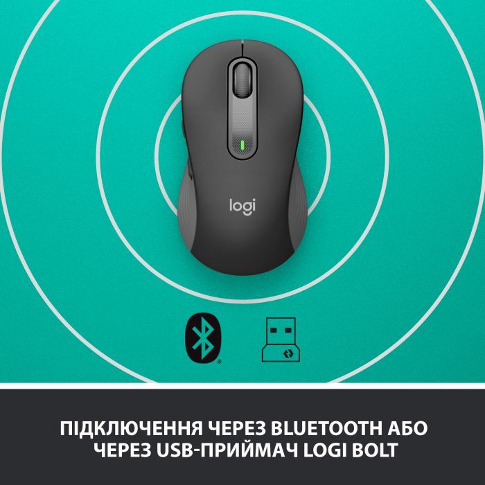 Мышка Logitech Signature M650 L Wireless Graphite (910-006236) изображение 5
