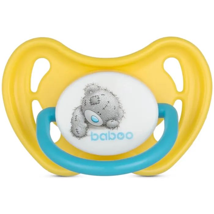 Пустышка Baboo Me To You 6+ мес. голубая (90411)