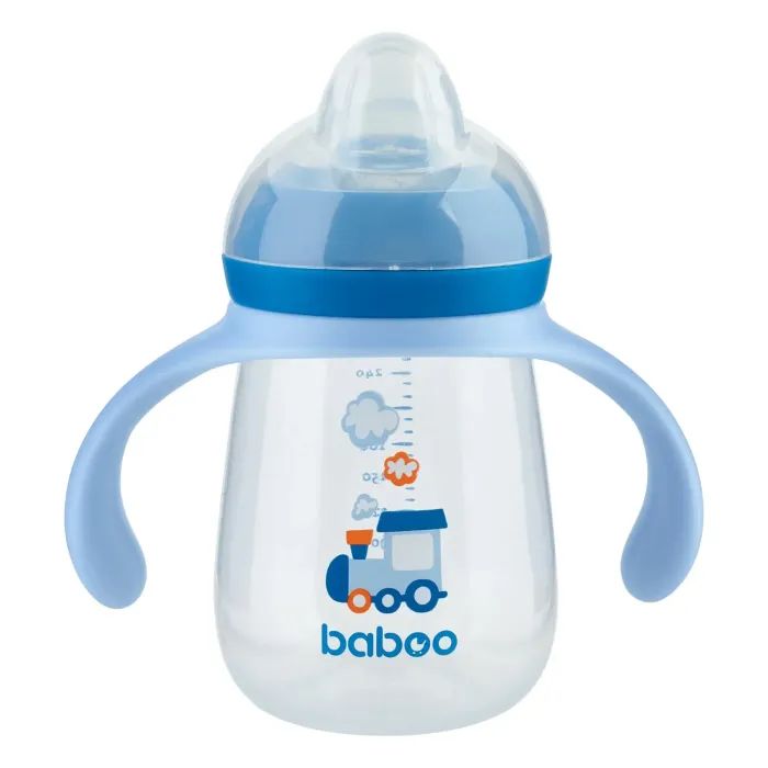 Поильник-непроливайка Baboo Transportс силиконовым носиком 260 мл (90440)
