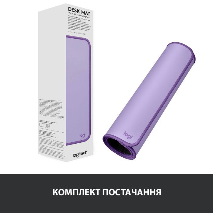 Коврик для мышки Logitech Desk Mat Studio Series Darker Rose (956-000053) изображение 8