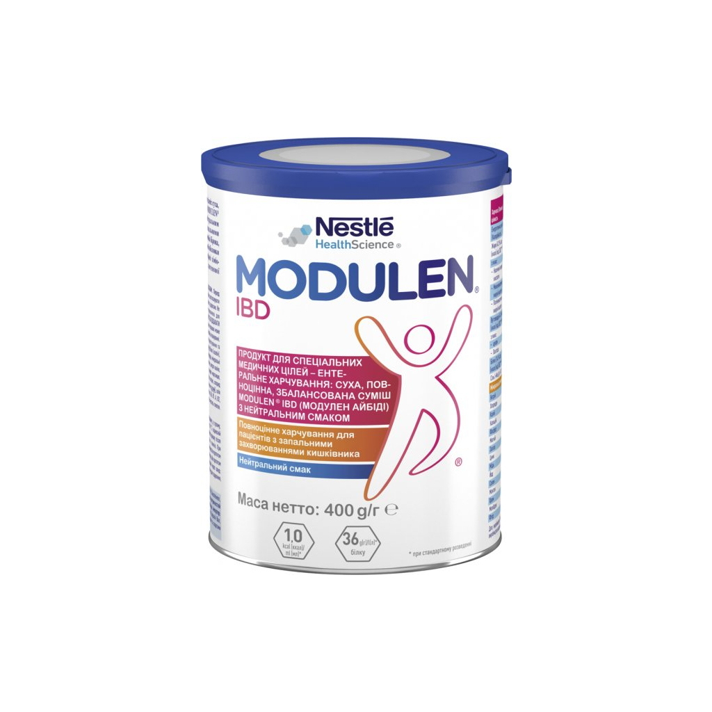 Дитяча суміш Nestle Modulen IBD суха повноцінна збалансована суміш 400 гр (7613038772844)