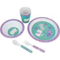Фото - Дитячий посуд KITE Набір дитячого посуду  з бамбука 5 предметів  K22-313-02 (K22-313-02)