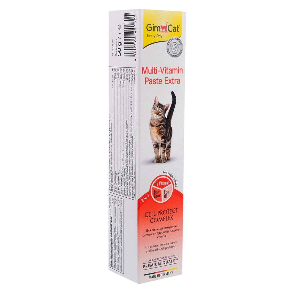 Паста для тварин GimCat Multi-Vitamin Paste Extra 200 г (4002064401898) зображення 2