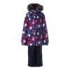 Комплект верхней одежды детский Huppa RENELY 1 41850130 фуксиа с принтом/тёмно-синий 122 (4741468979601)