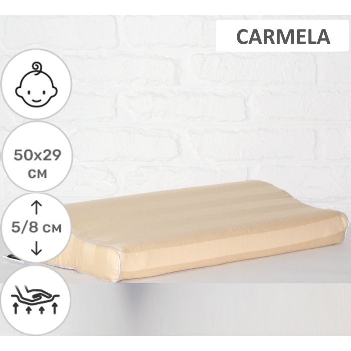 Подушка MirSon ортопедична 6107 Noble stripe Carmela Kiddy Girl 50х29х5/8 (2200003262612) зображення 2