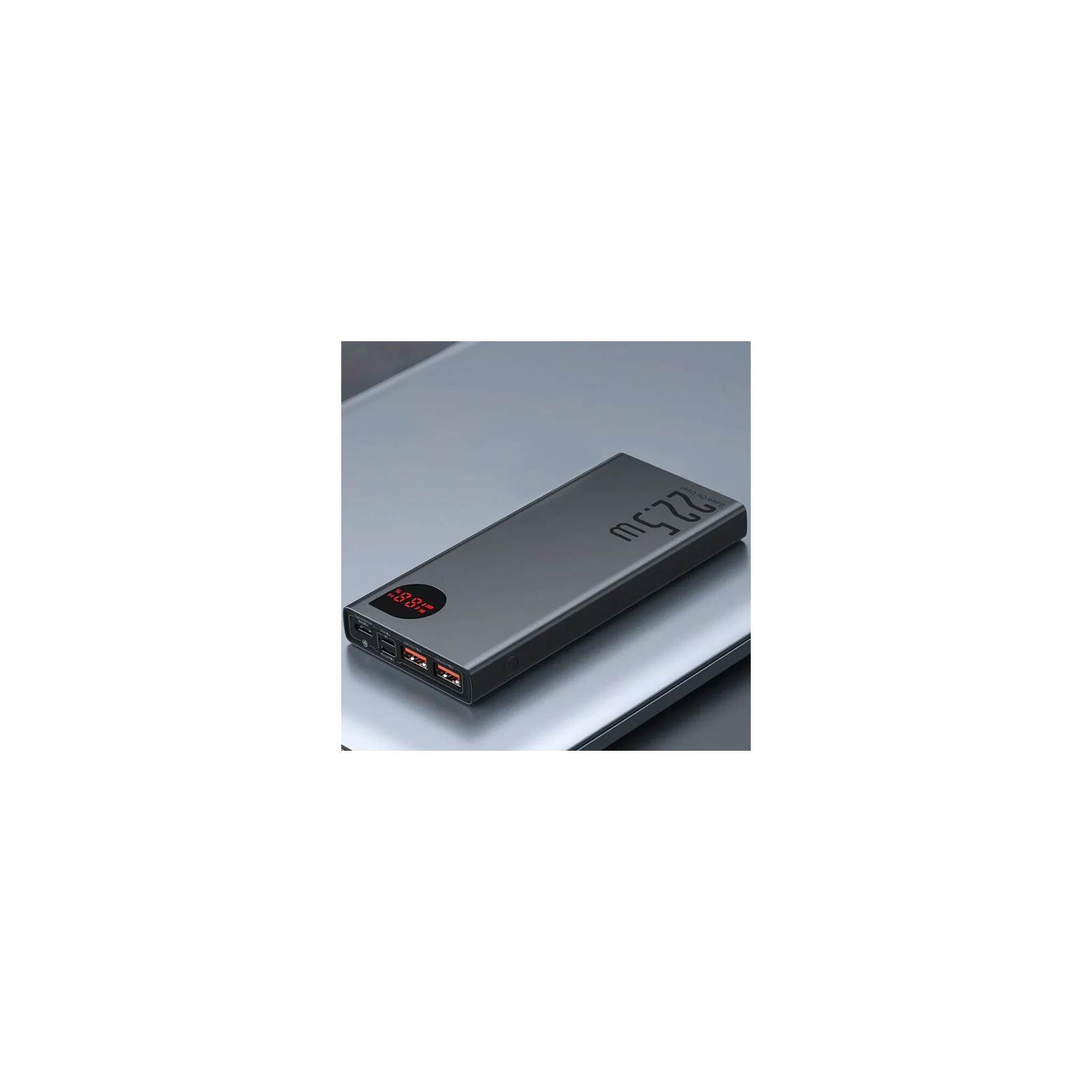 Батарея універсальна Baseus Adaman Metal 10000mAh, PD/22.5W, QC/3.0, Lightning (PPAD000001) зображення 3