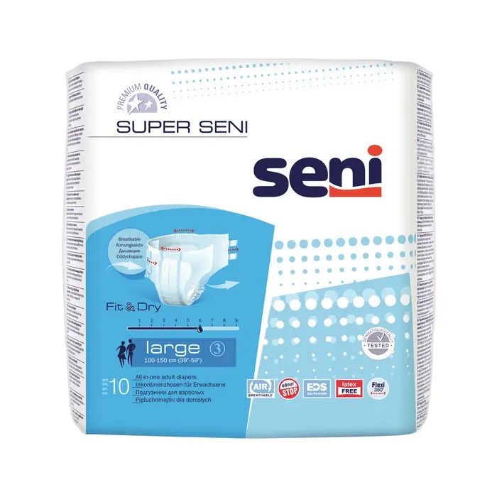 Подгузники для взрослых Seni Super Large 10 шт (5900516691196)