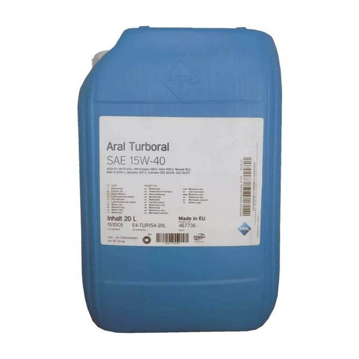 Моторное масло Aral Turboral 15W-40 20L (15BC6A)