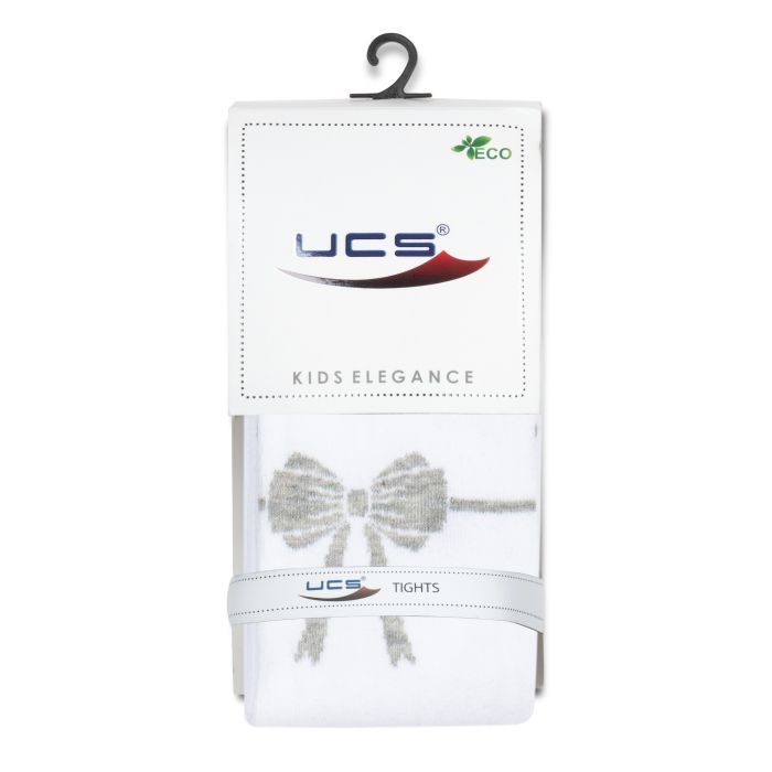 Колготки детские UCS Socks с бантом (M0C0301-1441-11G-white) изображение 2
