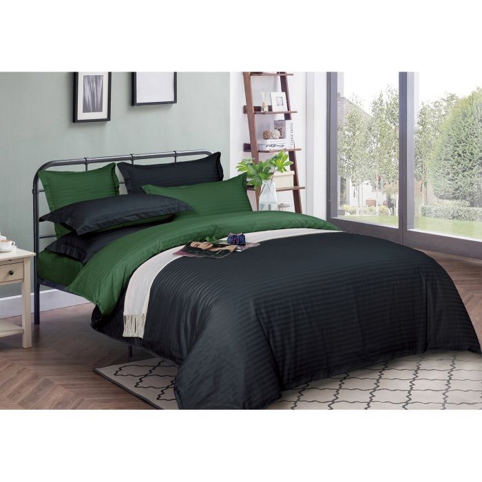 Пододеяльник MirSon Satin Stripe 30-0021 + 30-0017 Serikan 143х210 см (2200005267219)