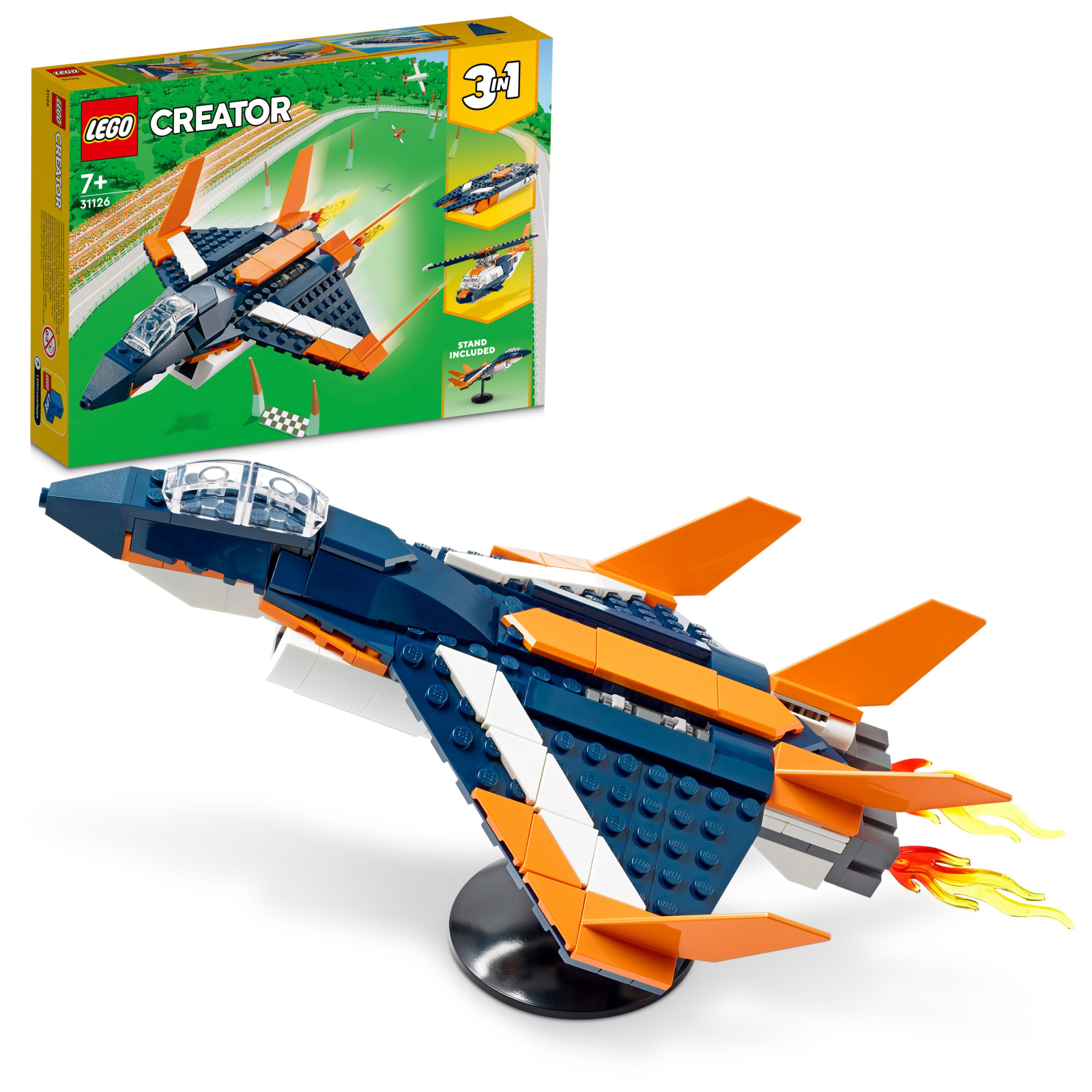Конструктор LEGO Creator Сверхзвуковой самолет 215 деталей (31126) изображение 2
