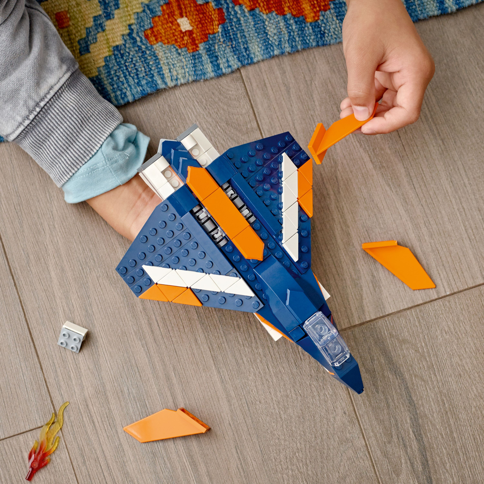 Конструктор LEGO Creator Сверхзвуковой самолет 215 деталей (31126) изображение 4