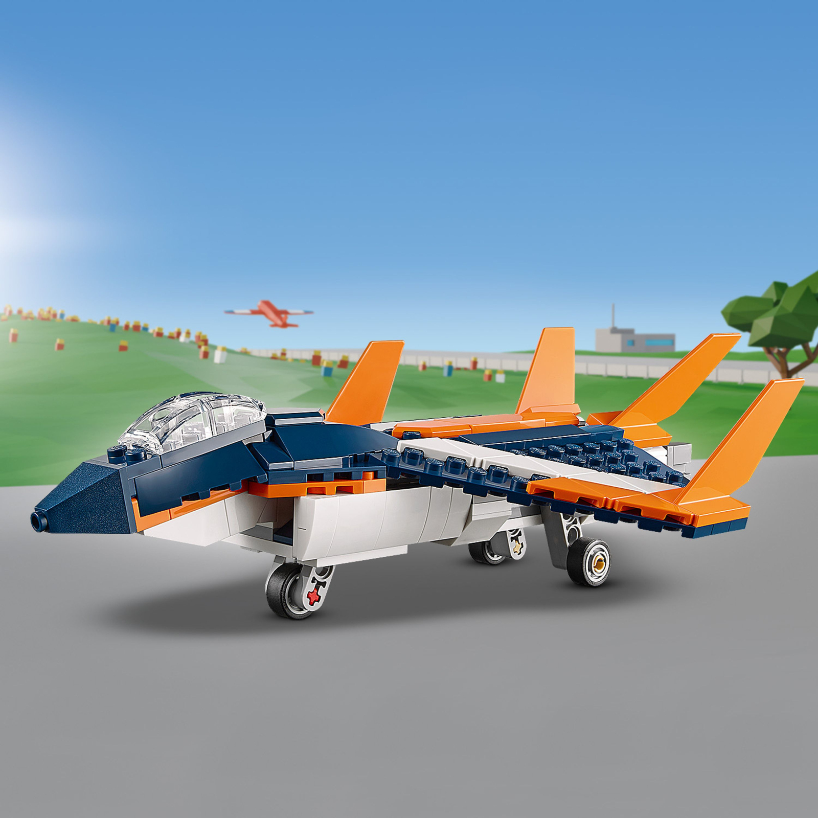 Конструктор LEGO Creator Сверхзвуковой самолет 215 деталей (31126) изображение 6