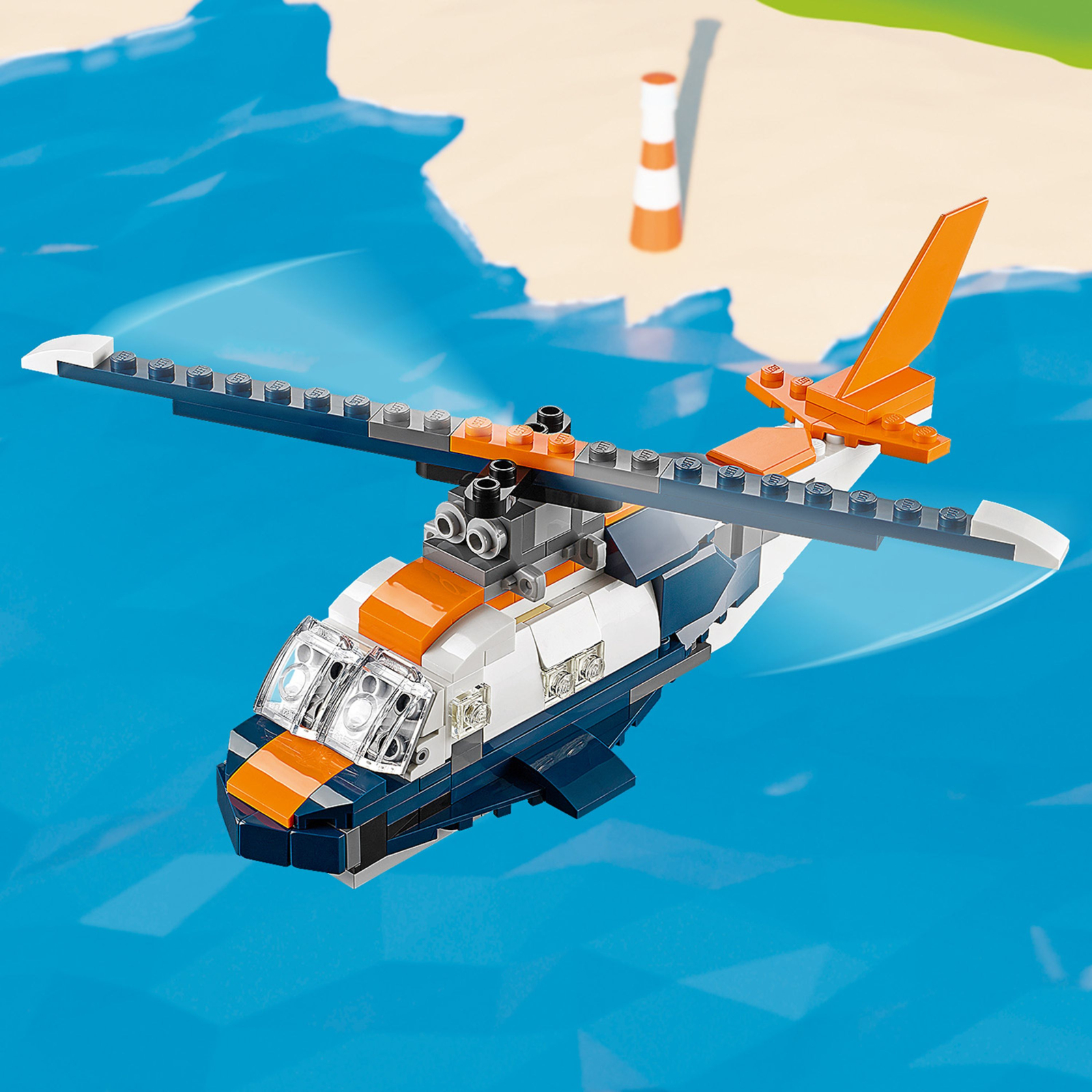 Конструктор LEGO Creator Сверхзвуковой самолет 215 деталей (31126) изображение 7