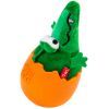 Игрушка для собак GiGwi EGG Крокодил-неваляшка с пищалкой 14 см (2319)
