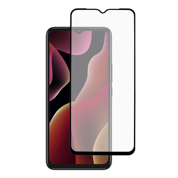 Стекло защитное Dengos Full Glue Infinix Smart 6 black frame (TGFG-249) изображение 2