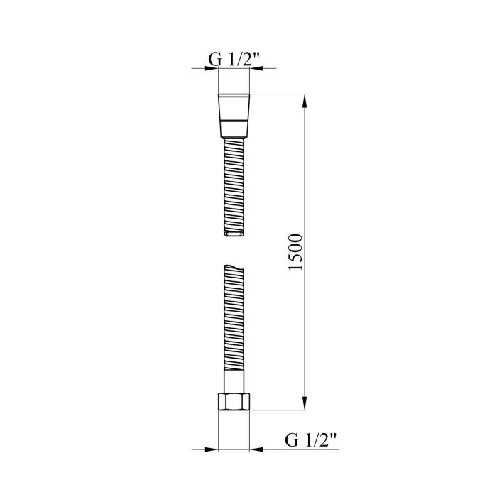 Шланг для душа Kroner ESG620 (CV022988) зображення 2