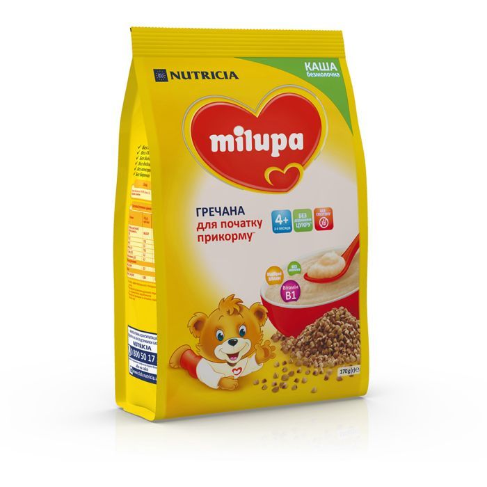 Дитяча каша Milupa Гречана 170 г (5900852039003) зображення 6