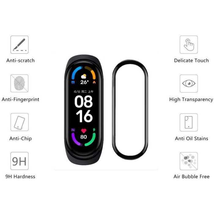 Стекло защитное Drobak Xiaomi Mi Smart Band 6 (313136) изображение 2