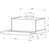 Вытяжка кухонная Minola HTLS 6634 BLF 1000 LED GLASS изображение 11