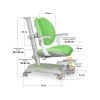 Дитяче крісло Mealux Ortoback Duo Plus Green (Y-510 KZ Plus) зображення 3