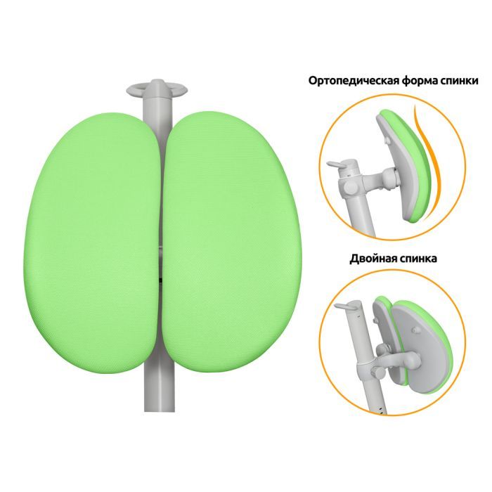 Дитяче крісло Mealux Ortoback Duo Plus Green (Y-510 KZ Plus) зображення 6
