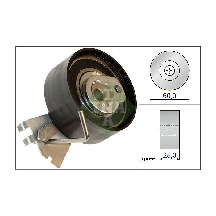 Ролик натягувача ременя INA 531 0572 10