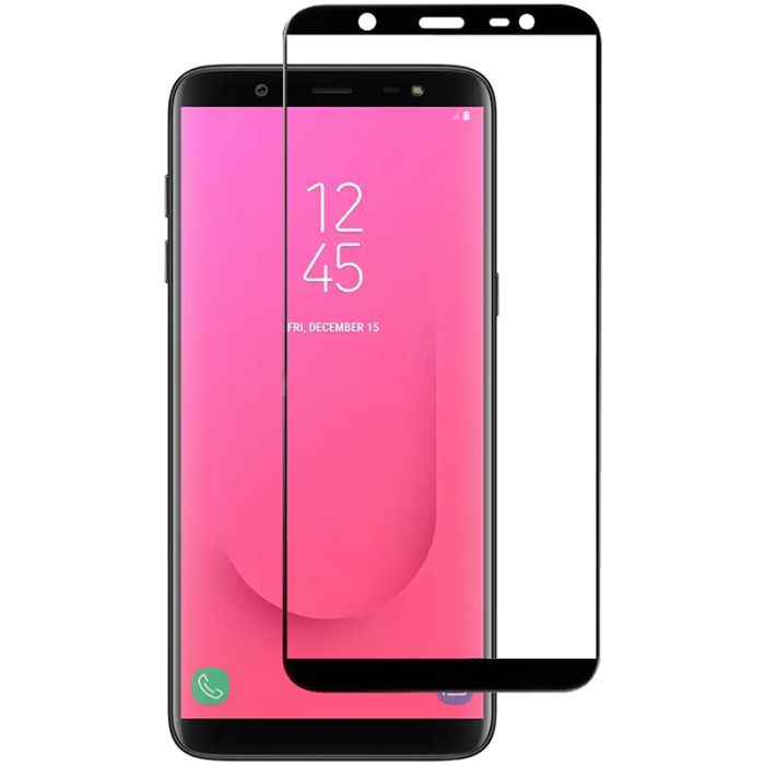Стекло защитное PowerPlant Full screen Samsung Galaxy J8, Black (GL607556)