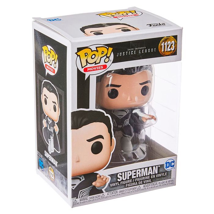 Фигурка для геймеров Funko Pop серии Лига Справедливости – Супермен (черный костюм) (56801) изображение 5