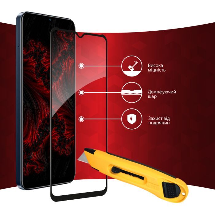 Скло захисне Intaleo Full Glue RealMe C33 (1283126551840) зображення 4