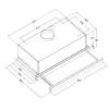 Витяжка кухонна Borgio TLC (TR) 50 White зображення 3