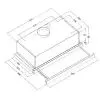 Витяжка кухонна Borgio TLC (TR) 50 White зображення 3