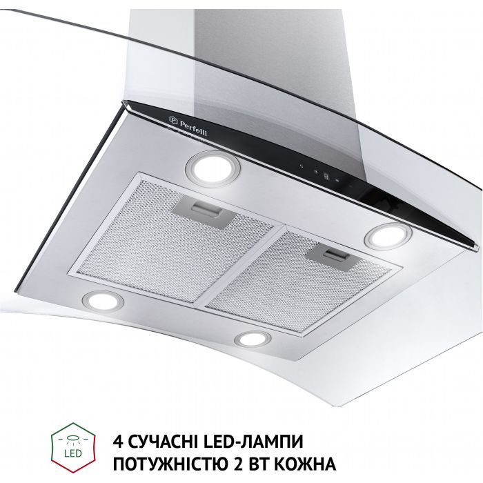 Вытяжка кухонная Perfelli CGS 9632 I 1000 LED изображение 7