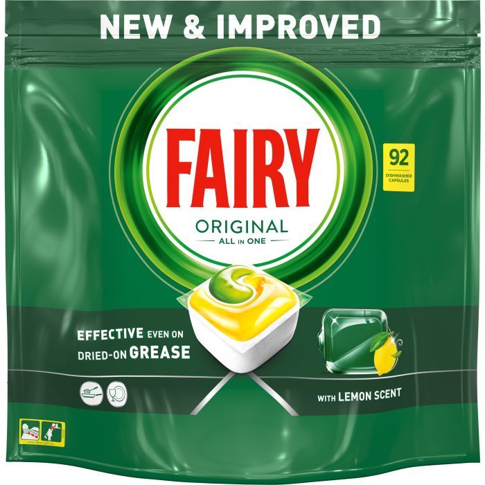 Таблетки для посудомоечных машин Fairy Original All in One Lemon 92 шт. (8006540726945) изображение 2