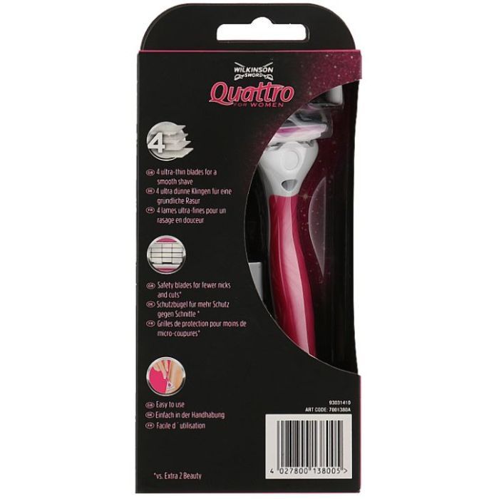 Бритва Wilkinson Sword Quattro For Women (4027800138005) изображение 2