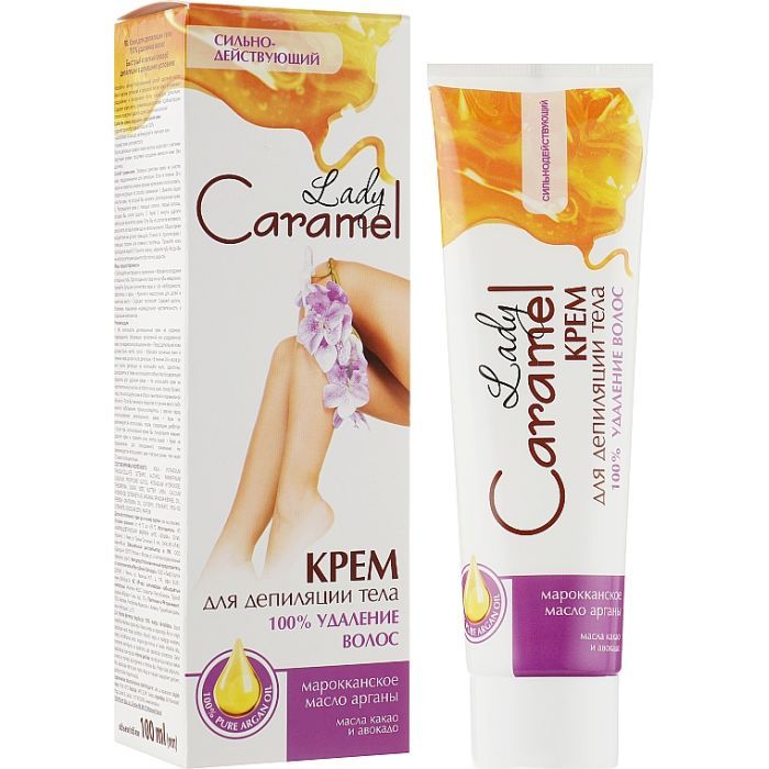Крем для депиляции Caramel 100% видалення волосся 100 мл (4823015920264)