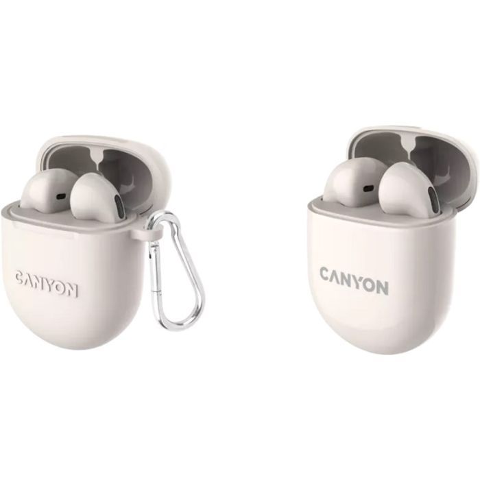 Наушники Canyon TWS-6 Beige (CNS-TWS6BE) изображение 3