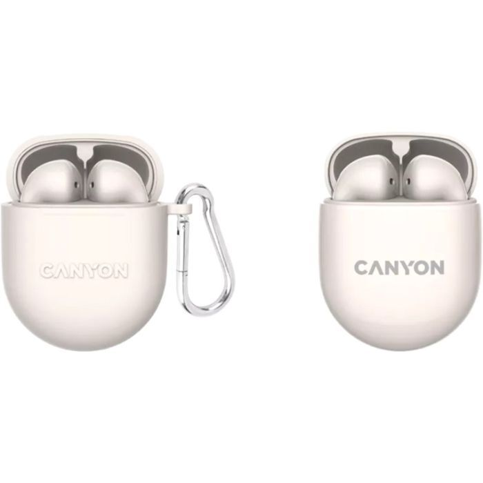 Наушники Canyon TWS-6 Beige (CNS-TWS6BE) изображение 5